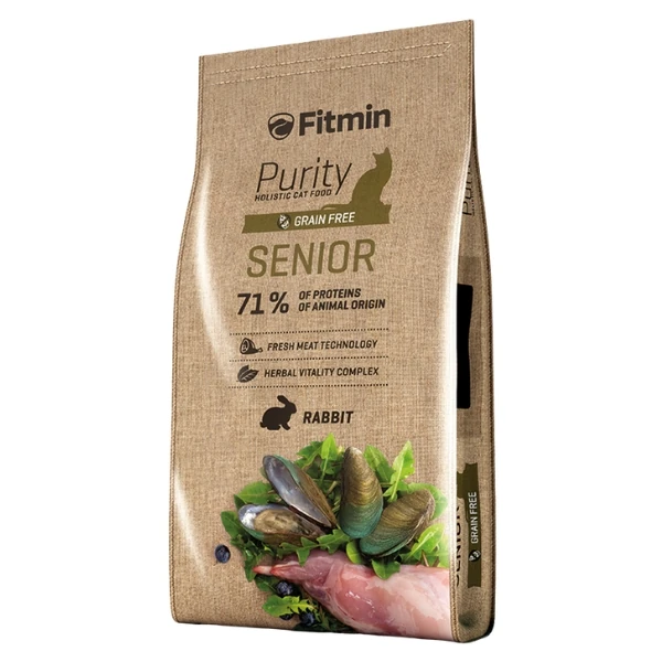 [09-T00025] Fitmin Purity Senior Taze Tavşan Etli Yetişkin Kedi Maması