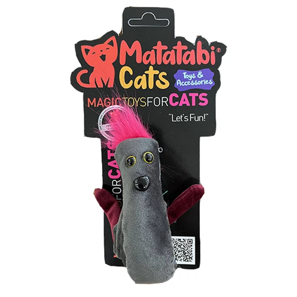 [8685335002008] Matatabi Cats Sticky Peluş Kedi Oyuncağı (Siyah)