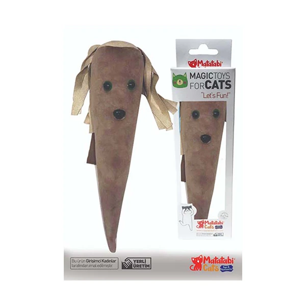 [0691266028039] Matatabi Cats Mooni Kedi Oyuncağı (Gri)