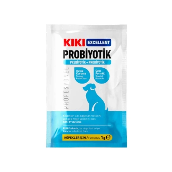 [KD111] Kiki Excellent Köpekler için Toz Probiyotik ve Prebiyotik Saşe (1 Adet)