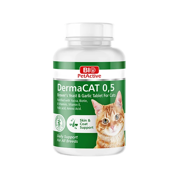 [BPA-TB-137] Bio Pet Active Derma Kediler için Sarımsaklı Maya Tableti (22.5 Gr, 75 Adet)