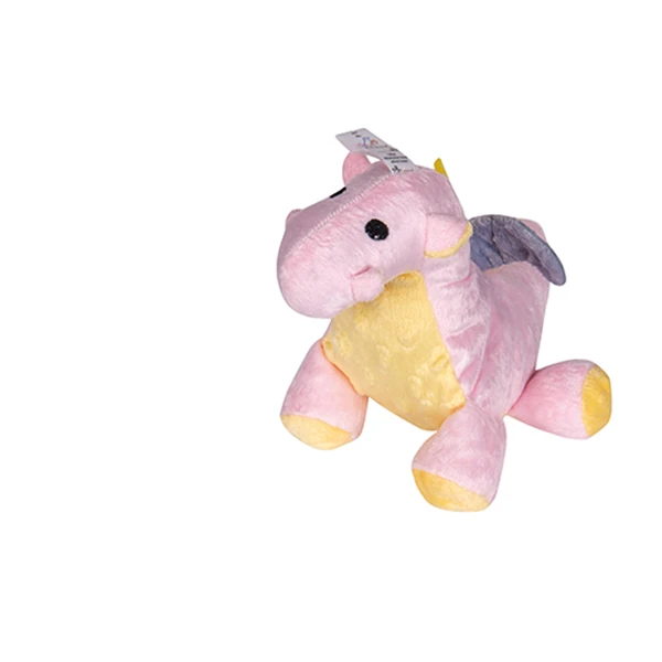 [8683079460207] Peggy Flying Dragon Uçan Ejderha Köpek Oyuncağı (Sarı/Pembe)