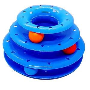 [ST00025] Petzz Ray Kulesi 3 Katlı Kedi Oyuncak (Mavi)