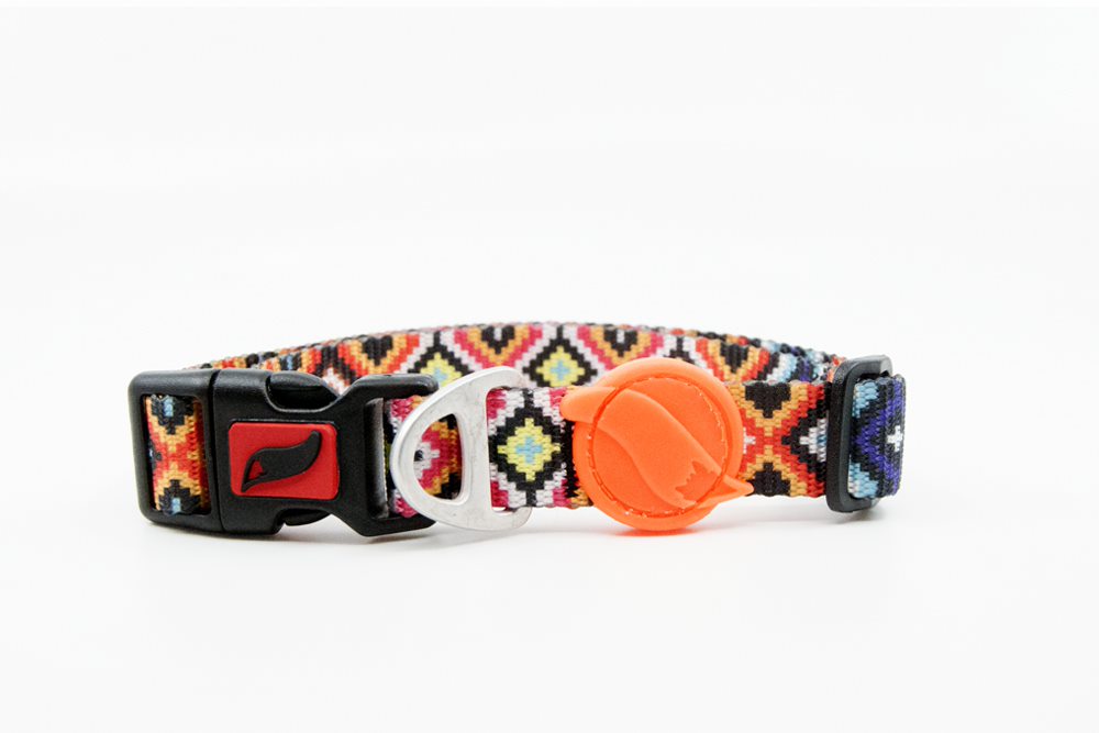 [WEECOLETHS] Tailpetz Ethnic Desenli Köpek Boyun Tasması 40x65 Cm (Small)