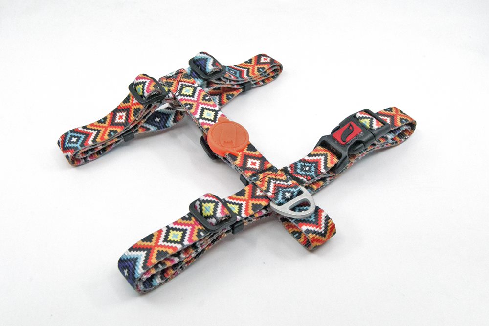 [WEEHARETHS] Tailpetz Ethnic Desenli Köpek Göğüs Tasması 40-67x62-107 Cm (Small)