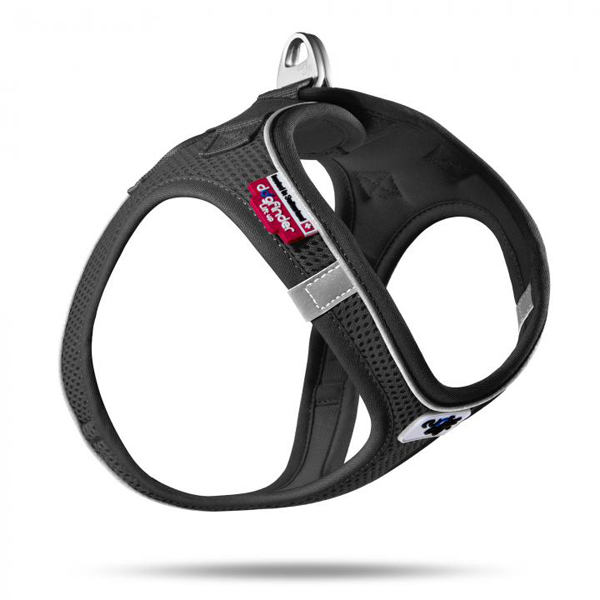 [PN2032] Curli Magnetic Vest Köpek Göğüs Tasması Siyah (40-45 Cm, Small)