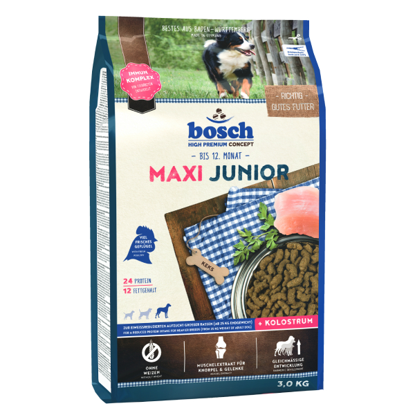 [BSC2008] Bosch Maxi Junior Taze Kümes Hayvanlı Büyük Irk Yavru Köpek Maması (3 Kg)