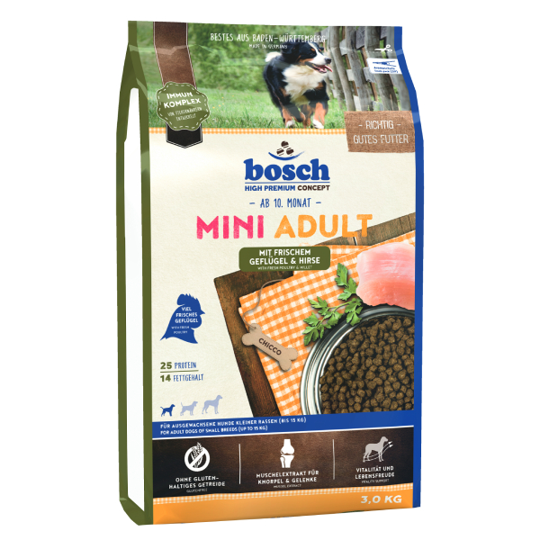 [BSC2014] Bosch Mini Adult Taze Kümes Hayvanlı ve Darılı Yetişkin Köpek Maması