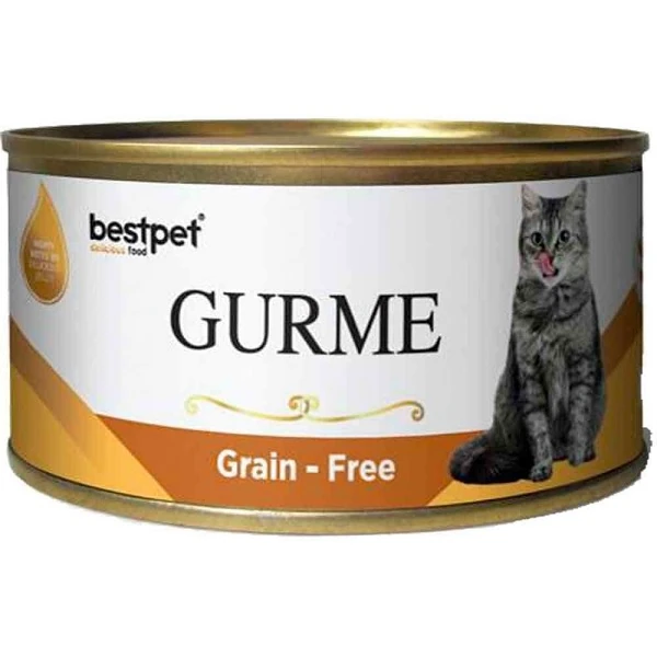 [P0069] Bestpet Gurme Jöleli Ciğerli Yetişkin Konserve Kedi Maması (1 Adet)