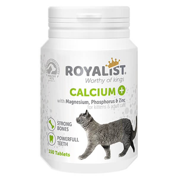 [RL-03319] Royalist Calcium Kemik ve Diş Günçlendirici Kedi Tableti