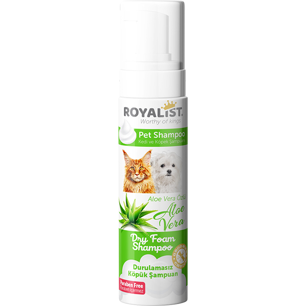 [RL-03137] Royalist Parabensiz Aloe Vera Özlü Kedi ve Köpek Köpük Şampuan