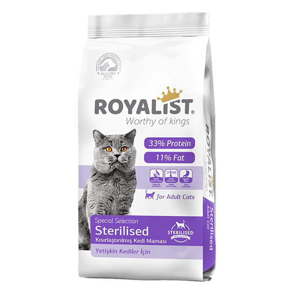 [RL-03197] Royalist Premium Sterilised Somonlu Kısırlaştırılmış Kedi Maması (2 Kg)