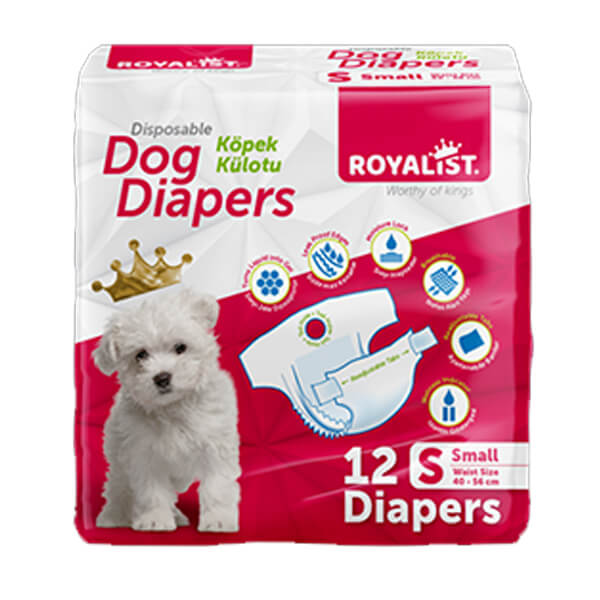 [RL-03211] Royalist Köpek Alt Bağlama Bezi 12 Adet 40-56 Cm (Small)