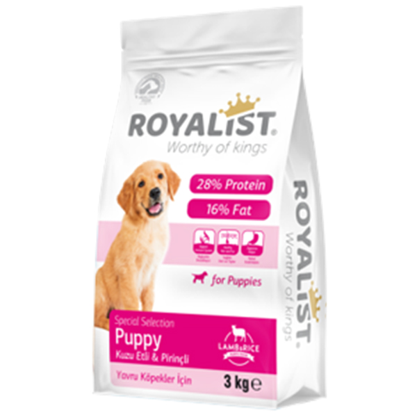 [RL-01008] Royalist Premium Kuzu Etli Yavru Köpek Maması (3 Kg)