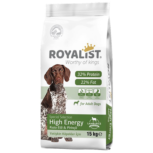 [RL-00570] Royalist Premium Kuzu Etli Aktif ve Hareketli Köpek Maması