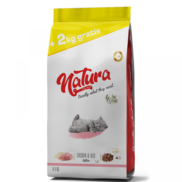 [LY.08102] Natura Kitten Düşük Tahıllı Tavuklu Kedi Maması