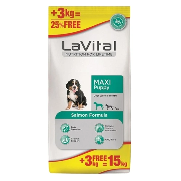 [1017-028] Lavital Büyük Irk Somonlu Yavru Köpek Maması