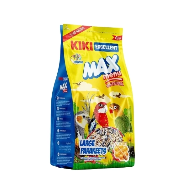 [KB306] Kiki Excellent Max Menu Ballı Büyük Pareket Kuş Yemi (500 Gr)