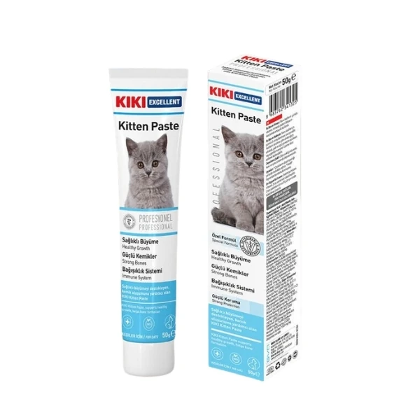 [KC304] Kiki Excellent Kitten Paste Sağlıklı Büyümeyi Destekleyen Yavru Kedi Macunu