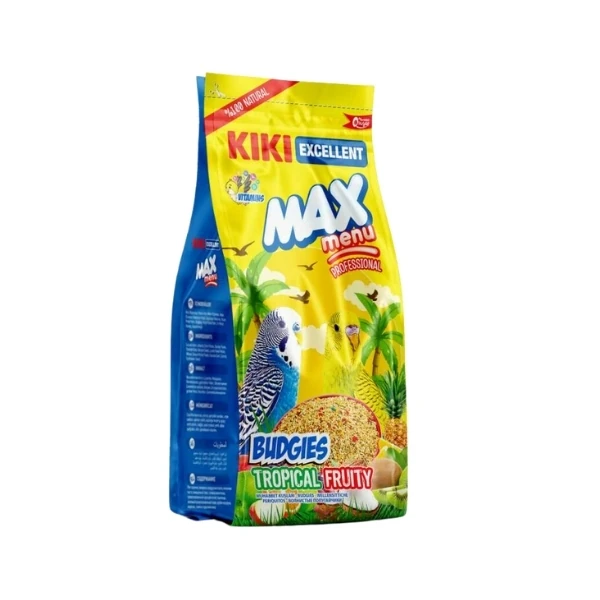 [KB313] Kiki Excellent Max Menu Tropikal Meyveli Muhabbet Kuşu Yemi (500 Gr)