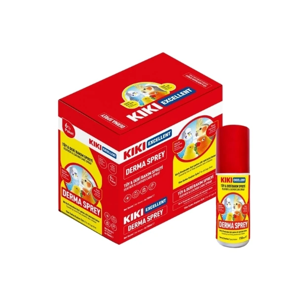 [KB111] Kiki Excellent Derma Sprey Kuşlar için Tüy Bakım Spreyi