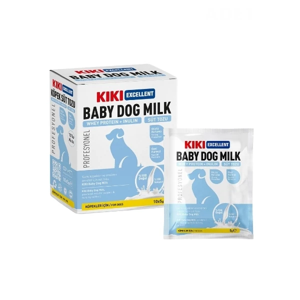 [KD112B10] Kiki Excellent Yavru Köpekler için Süt Tozu (5 Gr, 10 Adet)