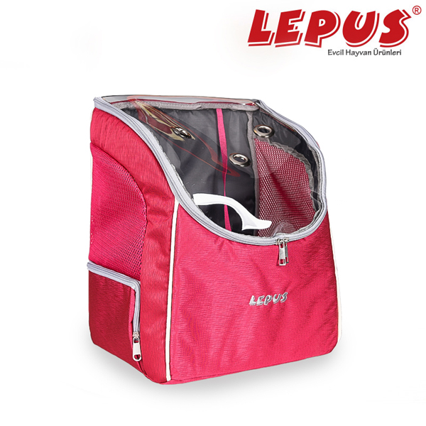 [LPS-710-05] Lepus Sırt Köpek Taşıma Çantası (Pembe)