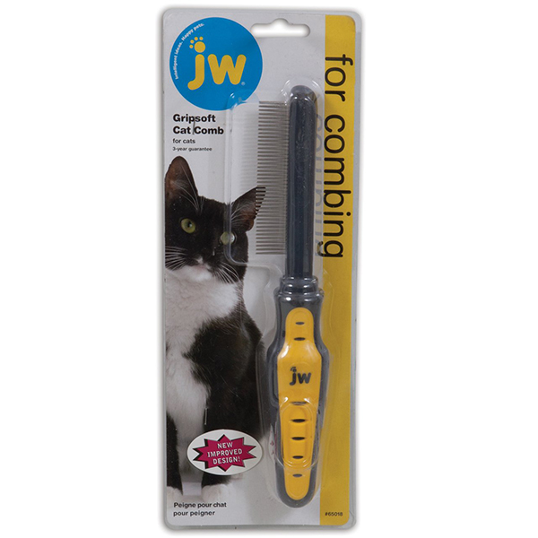 [65018] JW Gripsoft Yumuşak Kavramalı Kıtık Açıcı Kedi Tüy Tarağı