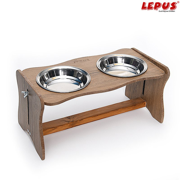 [LPS-RAM] Lepus Retro Ayarlı Köpek Mama ve Su Kabı