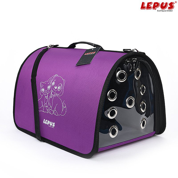 [LPS-701-09] Lepus Fly Bag Köpek Taşıma Çantası 25x40x25 Cm (Mor)