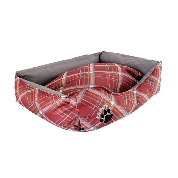 [LPS-400-XL-07] Lepus Dış Mekan Kedi ve Köpek Yatağı Bordo 60x44x22 Cm (Xlarge)