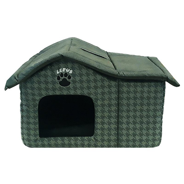 [LPS-KY-07] Lepus Kulübe Köpek Yatağı (Koyu Yeşil)