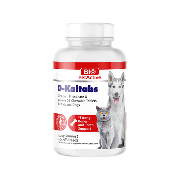 [BPA-TB-090] Bio Pet Active D-Kaltabs Kedi ve Köpekler için Kalsiyum Tablet
