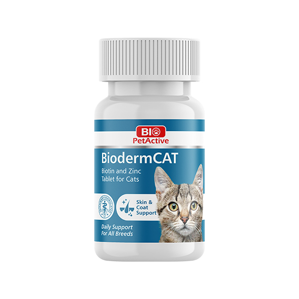 [BPA-TB-400] Bio Pet Active Bioderm Tüy Dökülme Önleyici Biotin ve Çinko Kedi Tableti