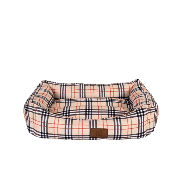 [LA1M] Peggy Largeady Krem Ekose Köpek Yatağı Small (65x45x20 Cm)