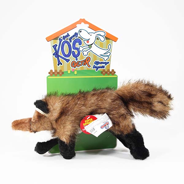 [8685334305032] Petzz Koş Getir Sesli Peluş Tilki Köpek Oyuncağı