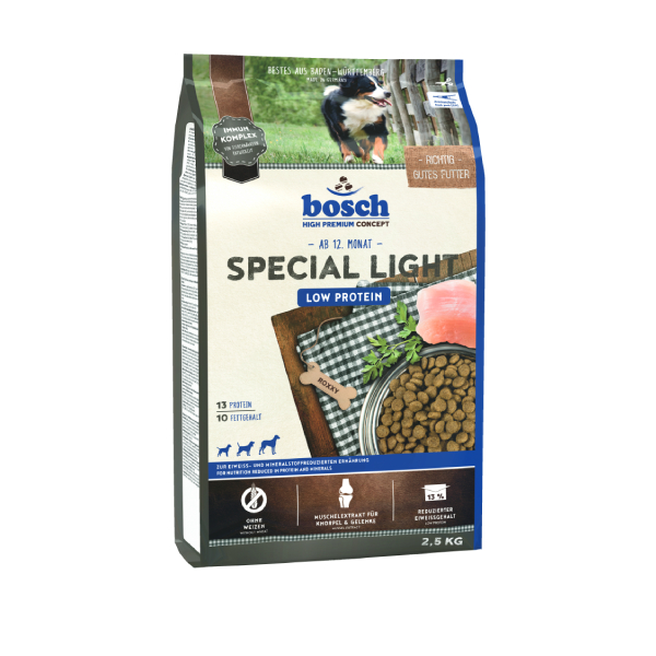 [BSC2020] Bosch Special Light Kümes Hayvanlı Düşük Kalorili Diyet Yetişkin Köpek Maması (2.5 Kg)