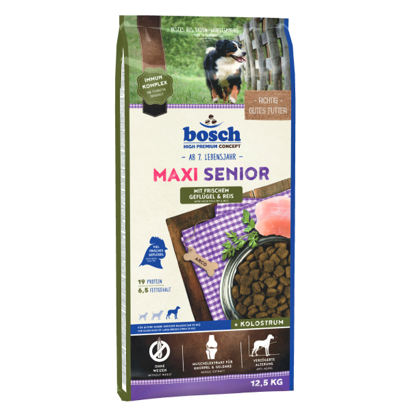 [BSC1017] Bosch Maxi Senior Taze Ördek ve Patatesli Yaşlı Köpek Maması