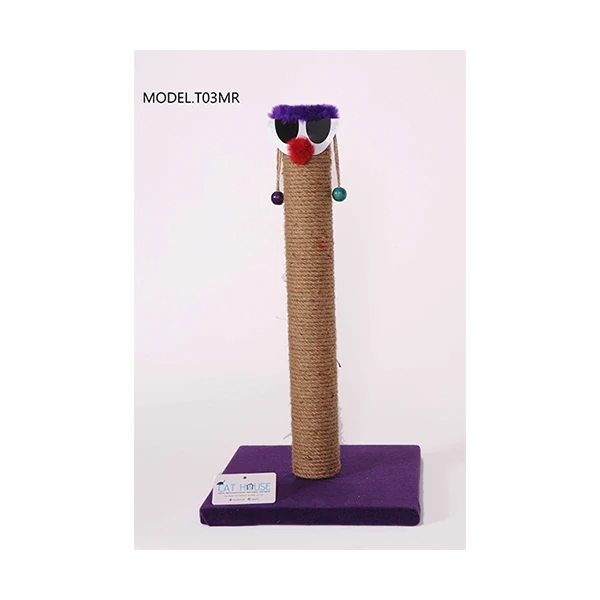 [T03MR] Cat Hause T03 Palyaço Kedi Tırmalama Tahtası (Mor)