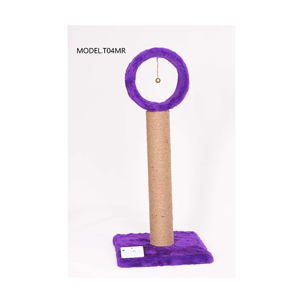 [T04MR] Cat Hause T04 Çember Yuvalı Kedi Tırmalama Tahtası (Mor)