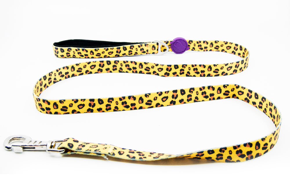 [WEELESLEOM] Tailpetz Leopard Leash Köpek Sevk Kayışı 2x140 Cm
