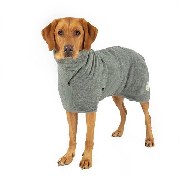 [8685335002213] Ruff & Tumble Süper Emici Pamuklu Köpek Bornozu Storm Gri