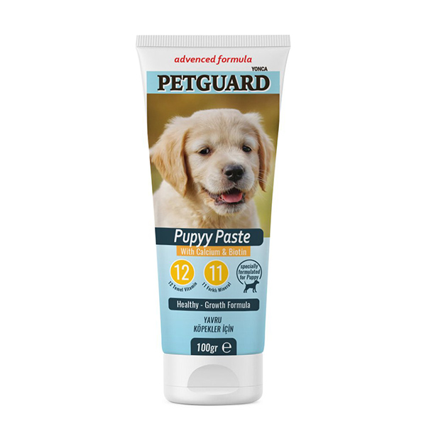 [YNC-8435] Pet Guard Puppy Yavru Köpekler için Kalsiyuım ve Biotin Macun
