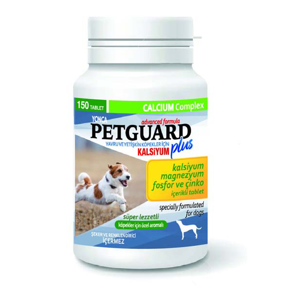 [YNC-8022] Petguard Plus Kalsiyum Fosfor ve Çinkolu Köpek Vitamini