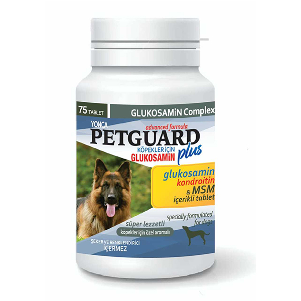[YNC-8381] Petguard Köpekler için Kondroitinli Glukosamin Tableti