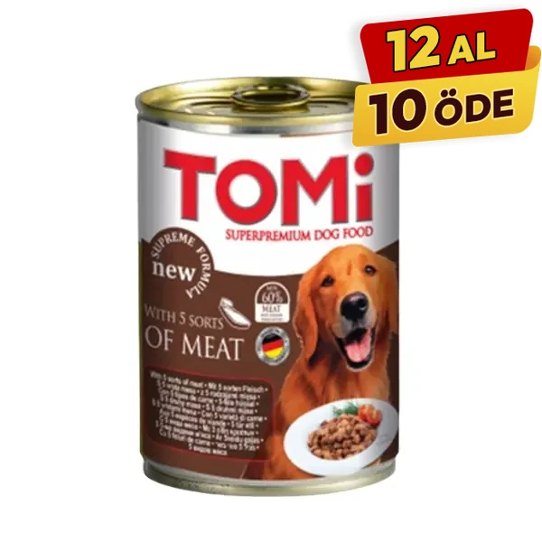 [1003311] Tomi Karışık Etli Yetişkin Konserve Köpek Maması (1 Adet)