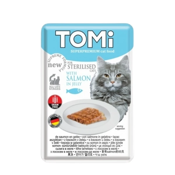[1003944] Tomi Somonlu Kısırlaştırılmış Konserve Kedi Maması (1 Adet)