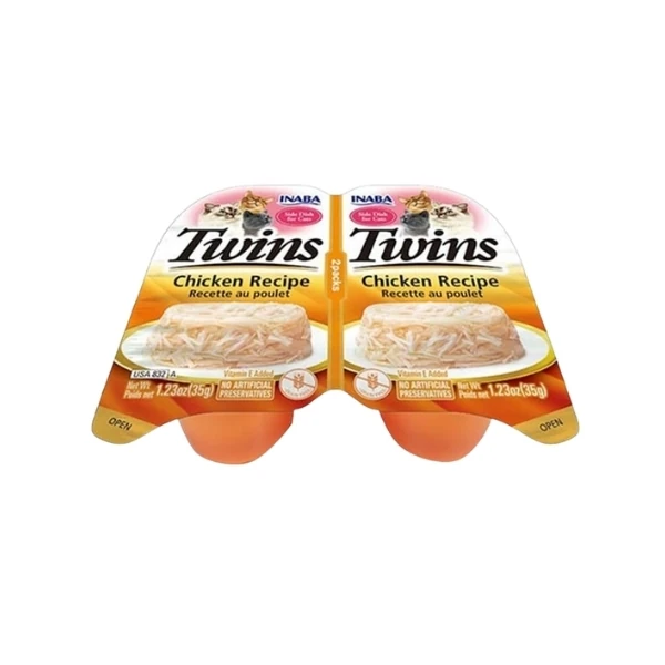 [12-USA832] Inaba Twins Jöle İçinde Tavuklu Yetişkin Konserve Kedi Maması