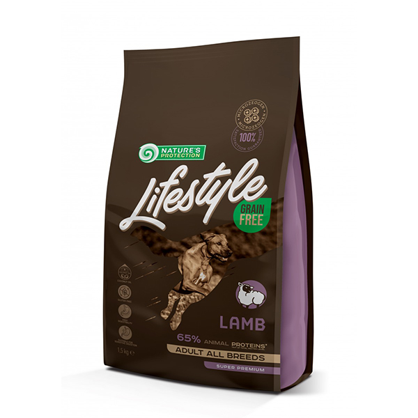 [NPLS45673] Natures Protection Lifestyle Tahılsız Kuzu Etli Yetişkin Köpek Maması (1.5 Kg)