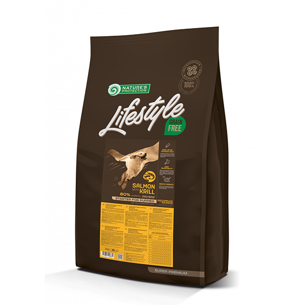[NPLS47355] Natures Protection Lifestyle Tahılsız Somonlu Başlangıç Yavru Köpek Maması
